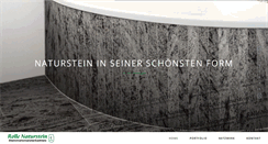 Desktop Screenshot of naturstein-rolle.de